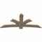 Ekena Millwork Davenport Rough Sawn Timber Gable Bracket, Douglas Fir, 72"W x 33"H x 2"D x 6"F, 11/12 Pitch GBW072X33X0206DAV00RDF - alternate 2